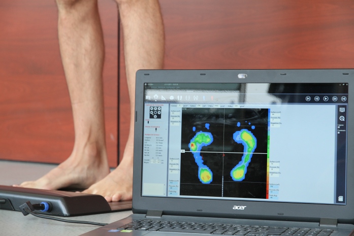 Analyse sur plate-forme de force