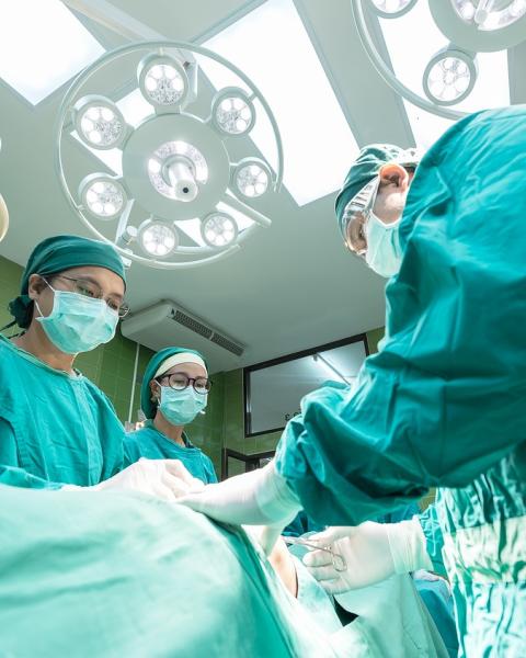 Doctors in a Surgery